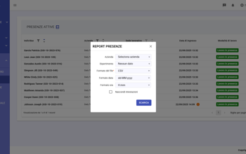 Active Clock In Download Report IT