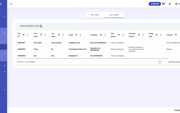 CRM Workflow Leads