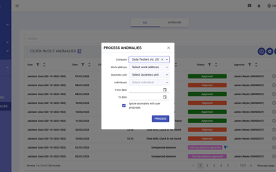Anomalies Automatic Resolution Rules Process