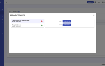 Documents Requests Pending