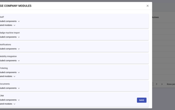 Live Clients Manage Modules