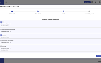 Live Clients Add New Set Modules IT
