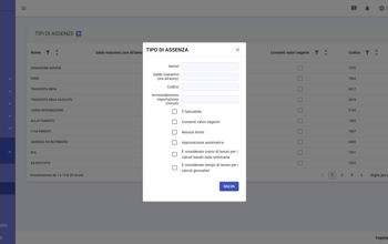 GT Absence Types Add New IT