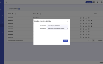 Live Clients Change Company Admin IT