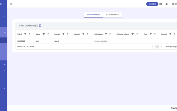 CRM My Companies