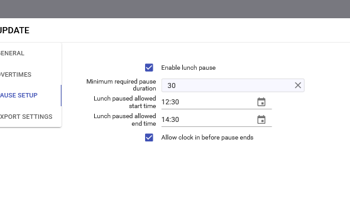 Staff Timeshifts Manage Launch Pause Range IT