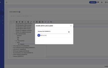 Documents Shared Folder With Live Client