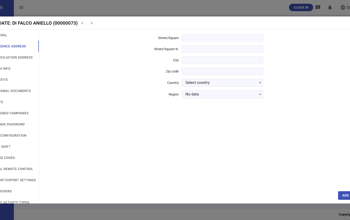 Individual Residence Address