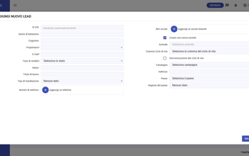 CRM Workflow Leads Add New IT