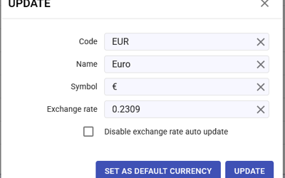 GT Currencies Update