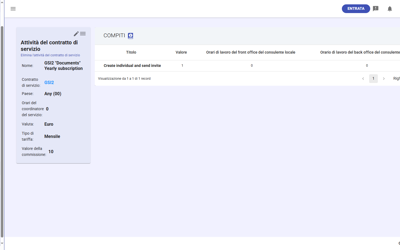 Clients SA Task Table IT