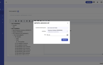 Documents Import Zip Archive IT