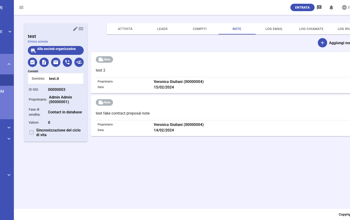 CRM Company Notes IT