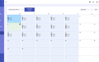 Staff Calendar IT