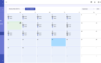 Staff Calendar