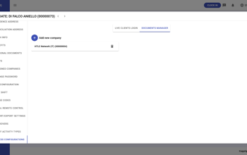 Individual Access Configuration Documents Manager