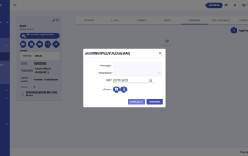 CRM Company Email Logs Add New IT